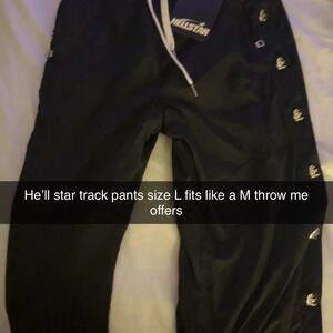Kids Black Joggers with Side Snaps